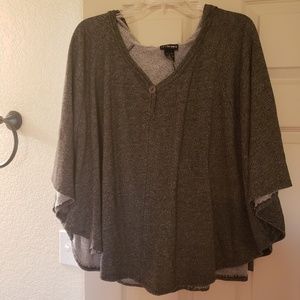 Lane Bryant soft poncho top